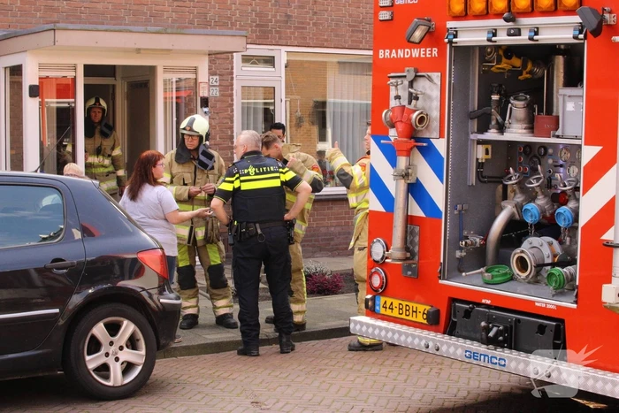 Bewoner vergeet pannetje van het vuur te halen