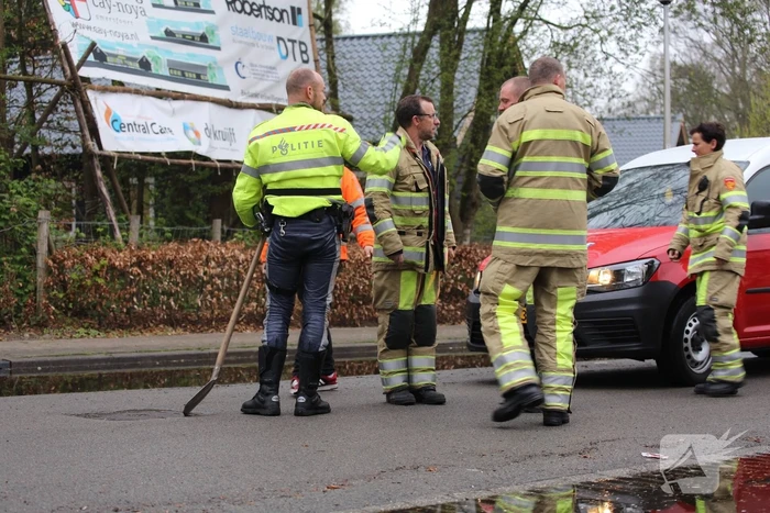 Bronbemaling zet straat vol water bij kinderboerderij