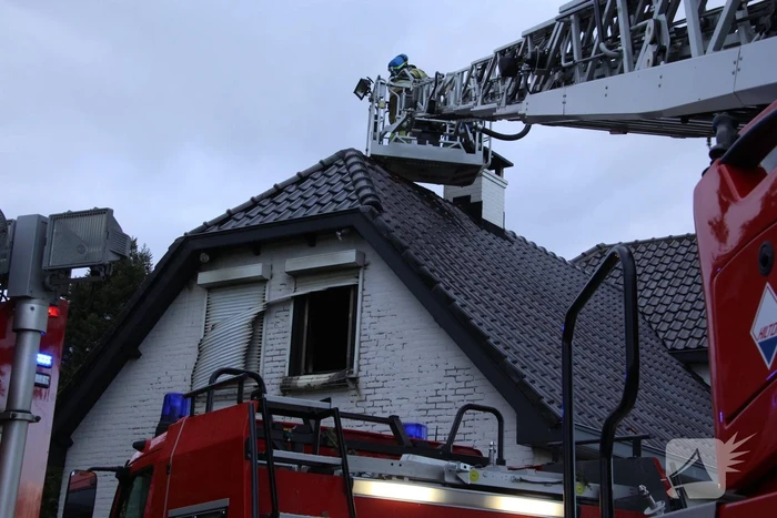 Forse schade bij woningbrand