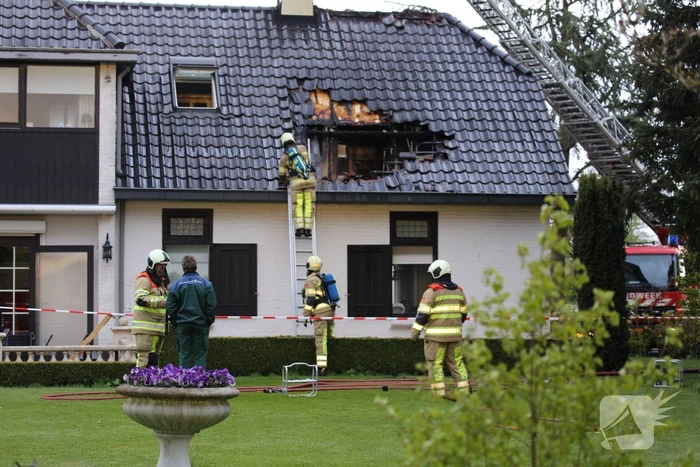 Forse schade bij woningbrand