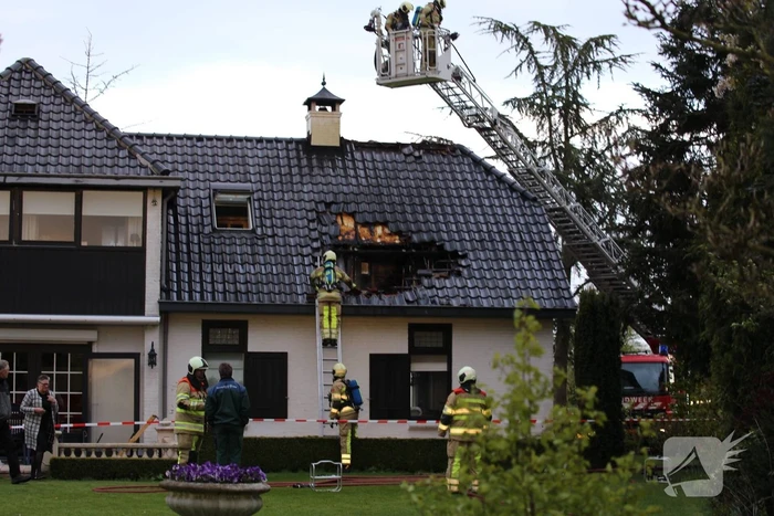 Forse schade bij woningbrand