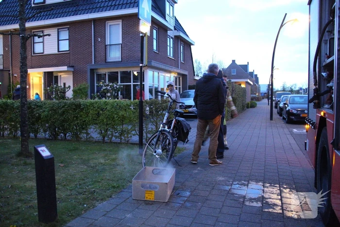 Buurt loopt uit bij schoorsteenbrand