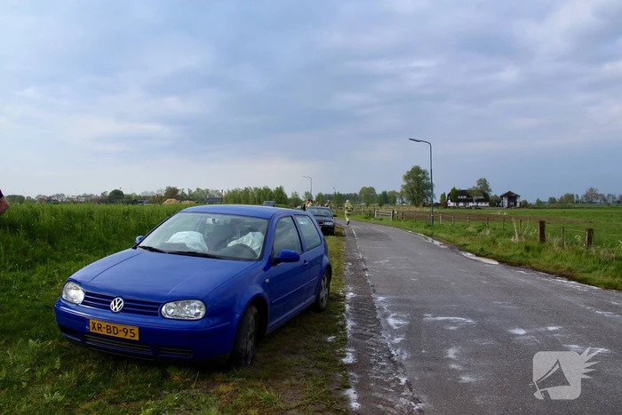 Auto total loss na uitwijkmanoeuvre