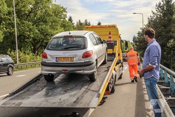 Veel schade bij kop-staartbotsing