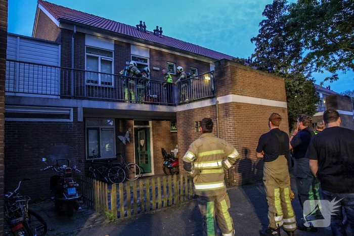 Deur geforceerd na brand