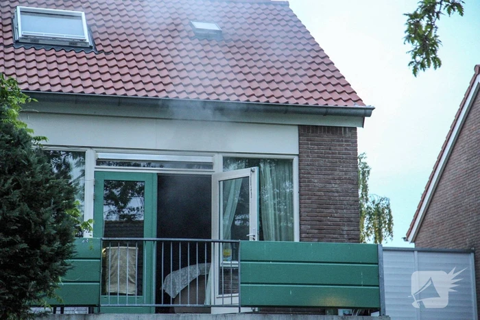 Deur geforceerd na brand