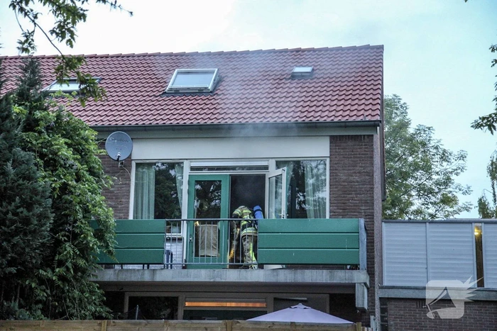 Deur geforceerd na brand