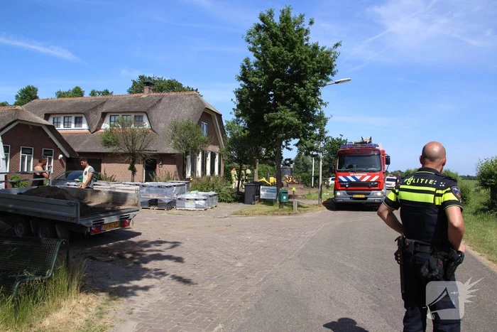Straat afgezet na gaslek