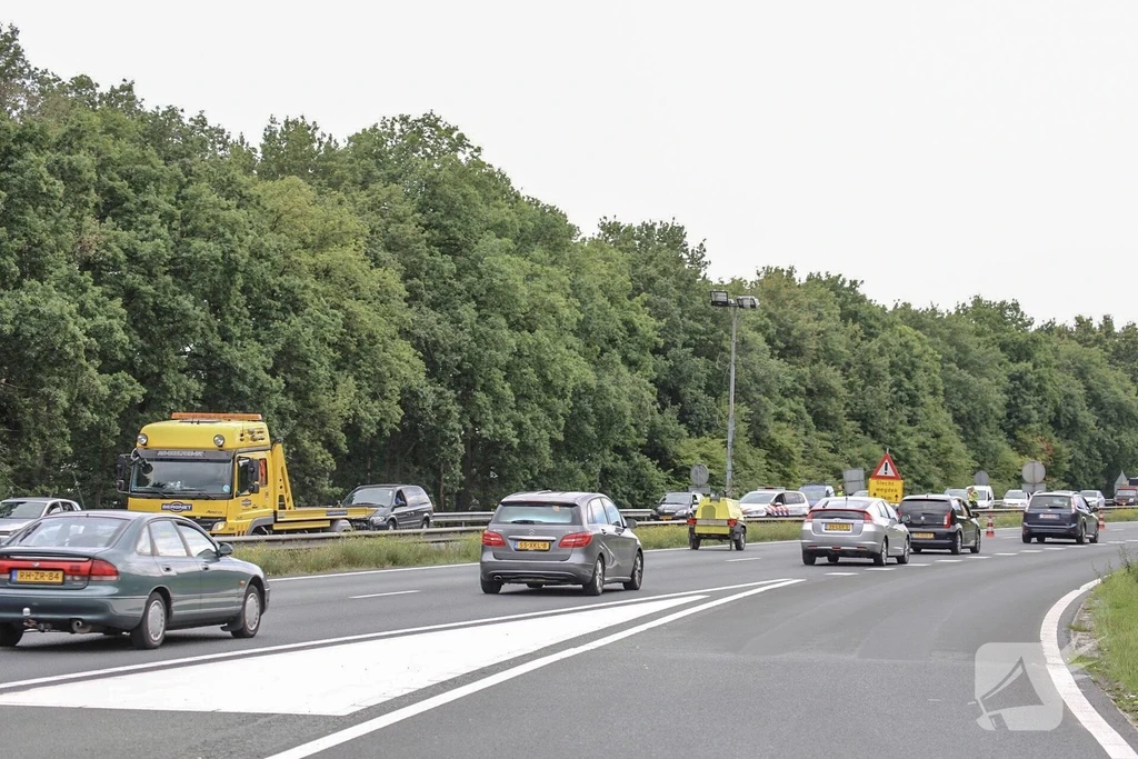 Rijksweg A28 112 melding Hooglanderveen 