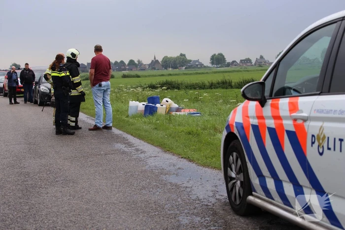 Meerdere plaatsen tientallen vaten gedumpt