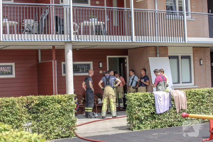 Hoofdwaterleiding gesprongen in woonzorgcomplex