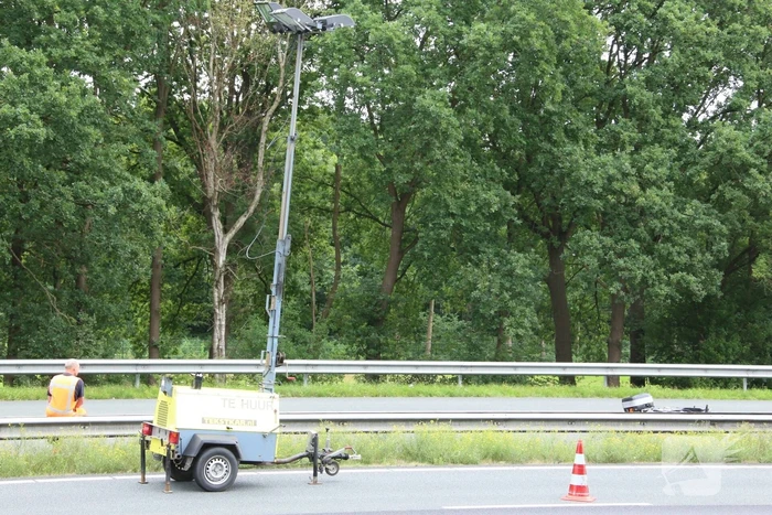 Rijbaan afgesloten na ernstig ongeval