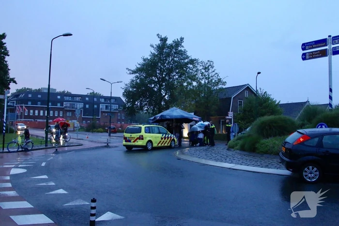 Solex-rijder gewond na val over vluchtheuvel