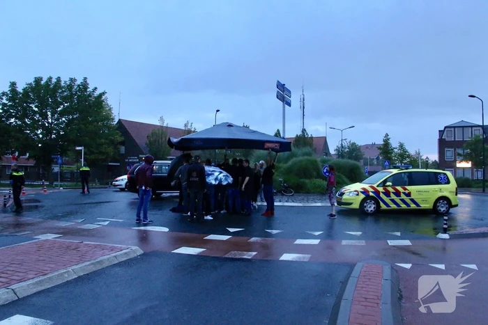 Solex-rijder gewond na val over vluchtheuvel