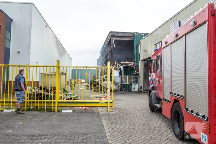 Enorme ravage na grote brand