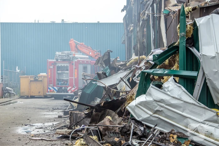 Enorme ravage na grote brand