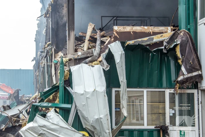 Enorme ravage na grote brand