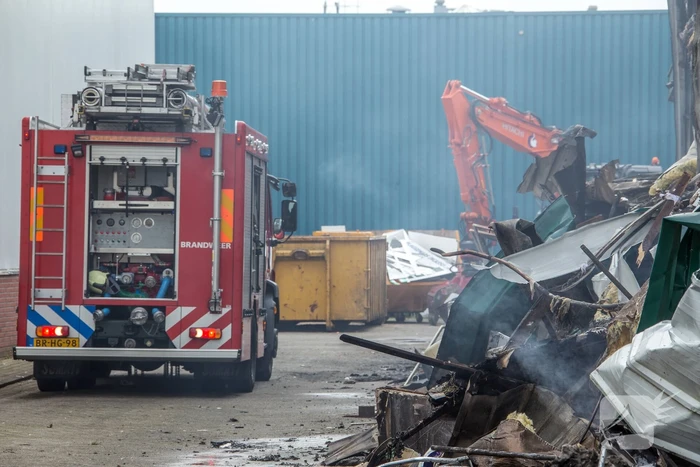 Enorme ravage na grote brand