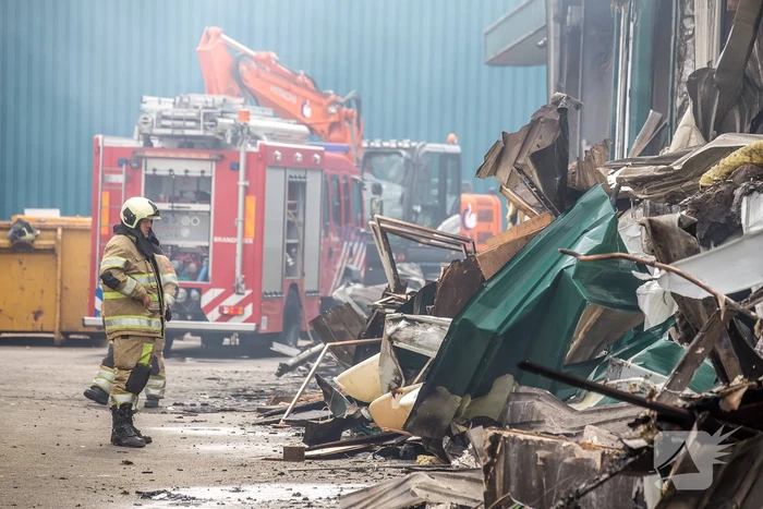 Enorme ravage na grote brand