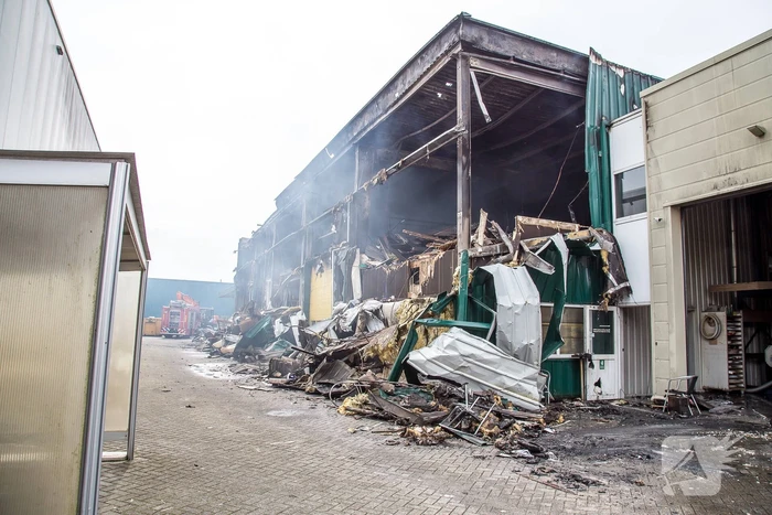 Enorme ravage na grote brand
