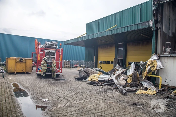 Enorme ravage na grote brand