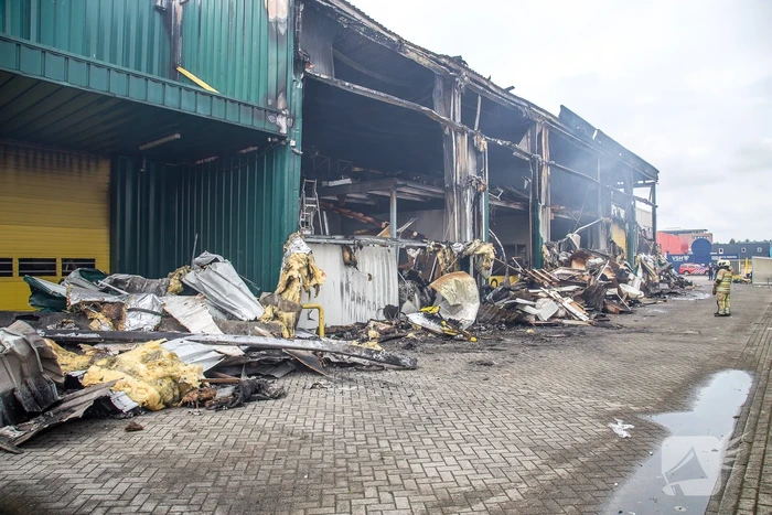 Enorme ravage na grote brand