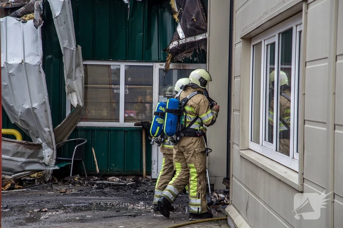 Enorme ravage na grote brand