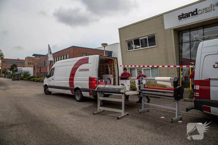 Enorme ravage na grote brand