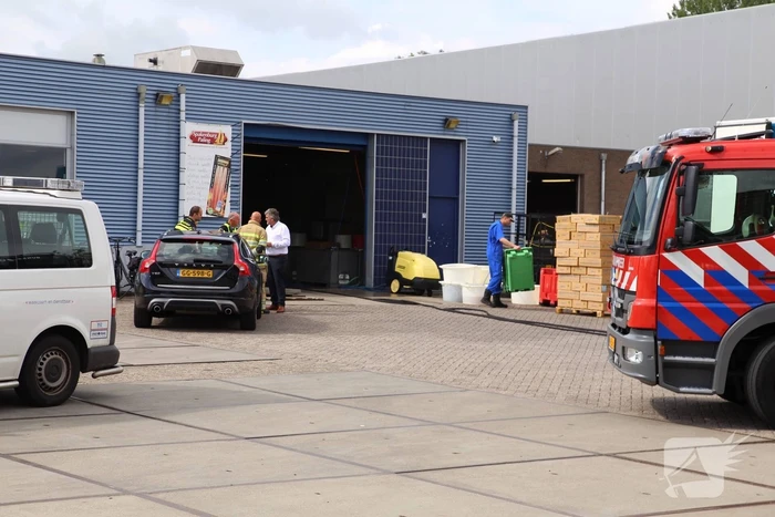 Brand ontstaan in palingrokerij