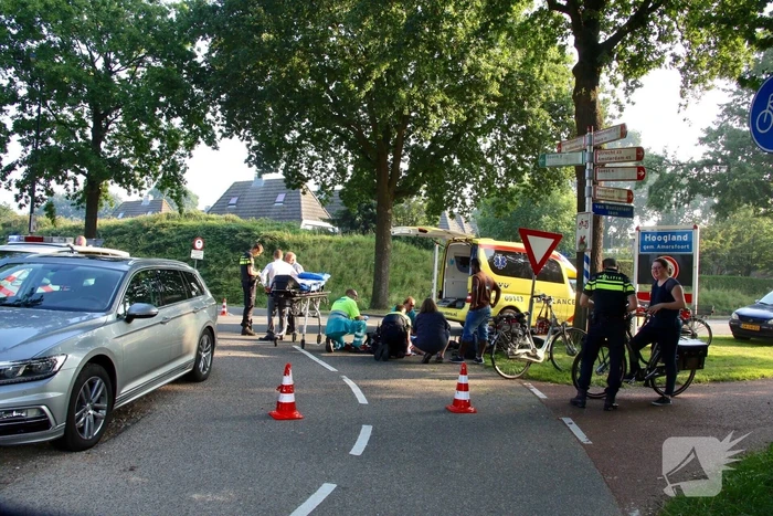 Scooterrijder gewond na aanrijding auto