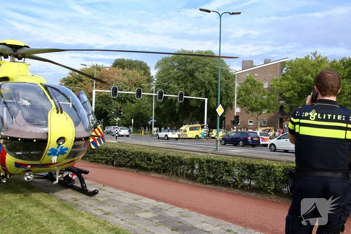 Fietser zwaargewond na val