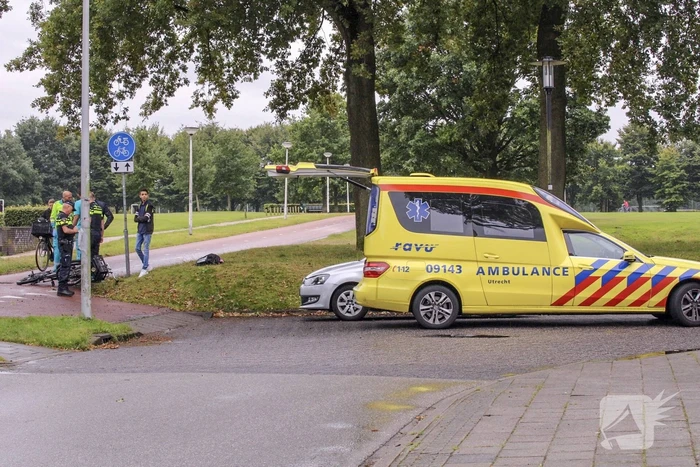 Fietsen flink beschadigd na ongeval