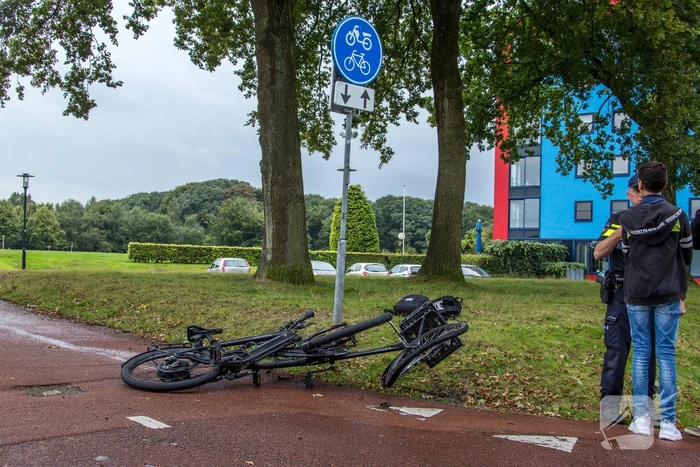 Fietsen flink beschadigd na ongeval