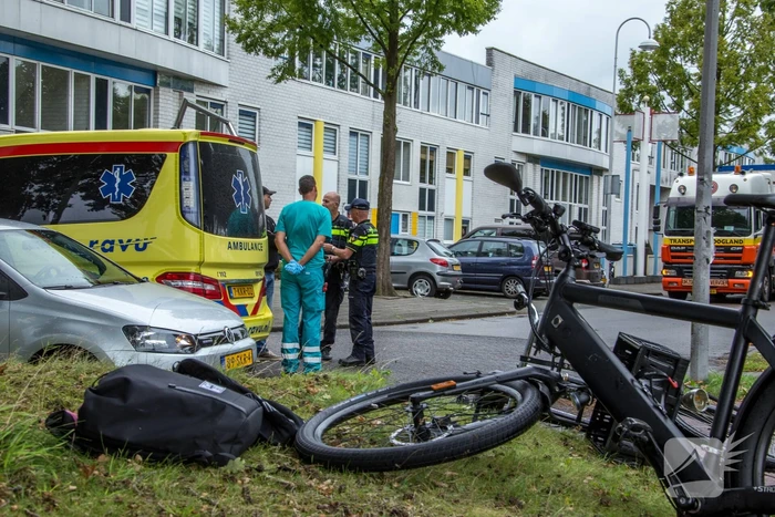 Fietsen flink beschadigd na ongeval