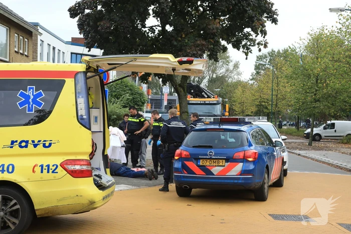 Man gewond na glijpartij