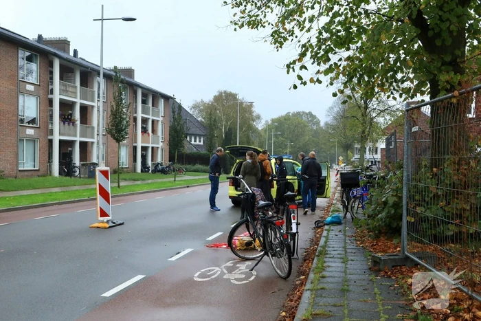 Fietsster gewond door valpartij