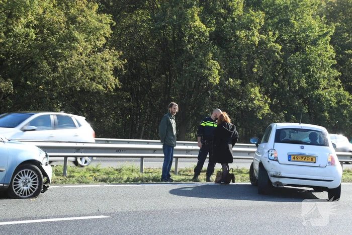 Drie auto's beschadigd bij ongeval