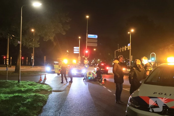 Brommerrijder gewond bij aanrijding