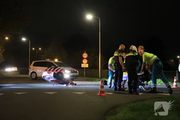 Brommerrijder gewond bij aanrijding