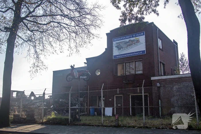 Zeer grote brand voormalige Noack-fabriek, the day after