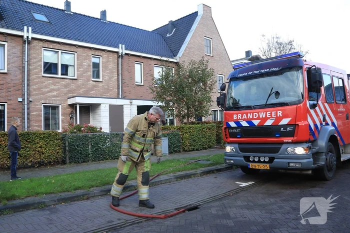 Kruipruimte onder water na gesprongen leiding