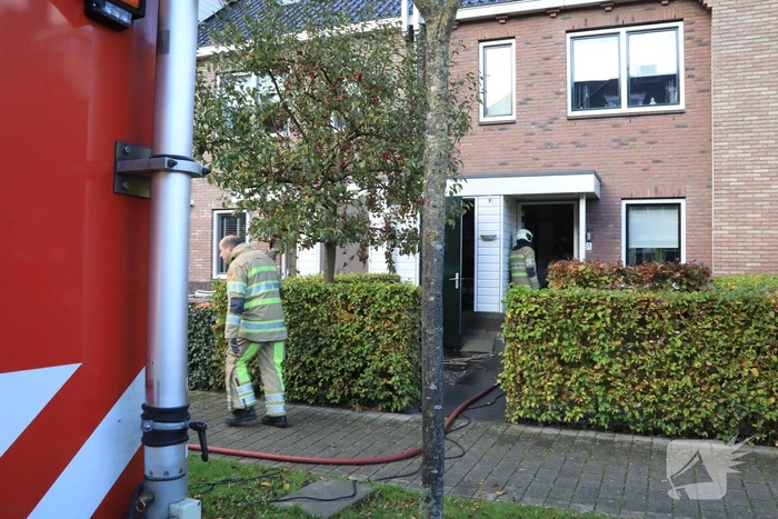Kruipruimte onder water na gesprongen leiding