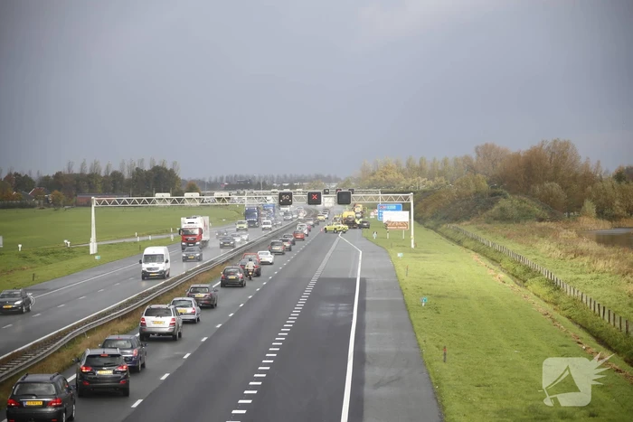 Meerdere voertuigen betrokken bij ongeval op snelweg