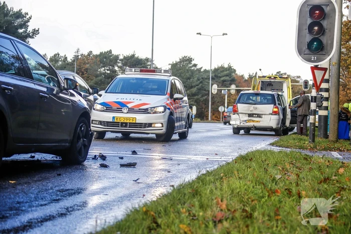 Gewonde bij kop-staartaanrijding