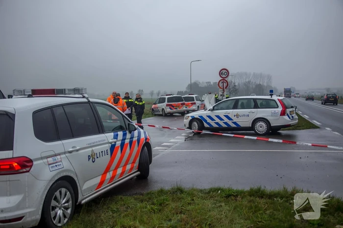 Brommobiel te water bestuurder overleden