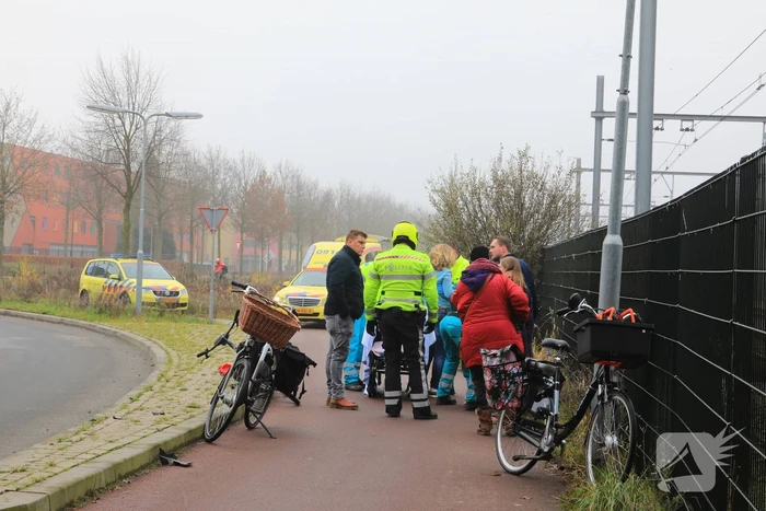 Fietsster ernstig gewond na valpartij