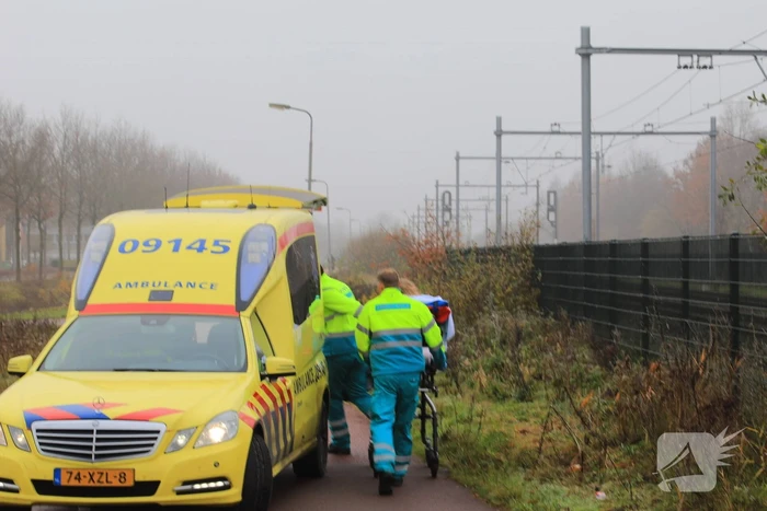 Fietsster ernstig gewond na valpartij