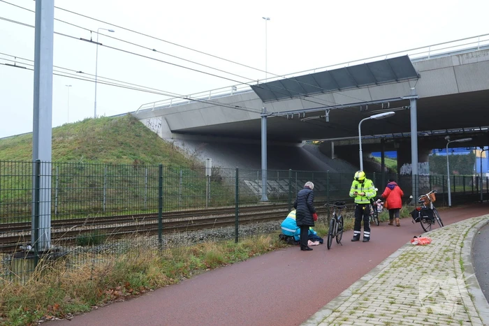 Fietsster ernstig gewond na valpartij