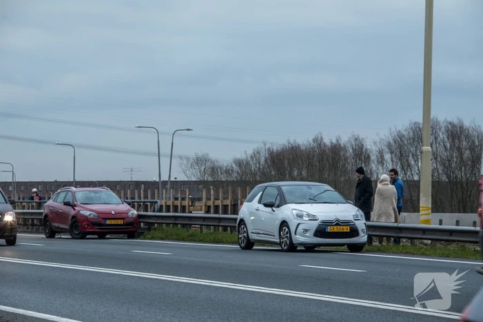 Drie voertuigen beschadigd bij kop-staartbotsing
