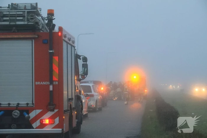 Jongen komt met voet vast te zitten tussen kettingkast en trapper